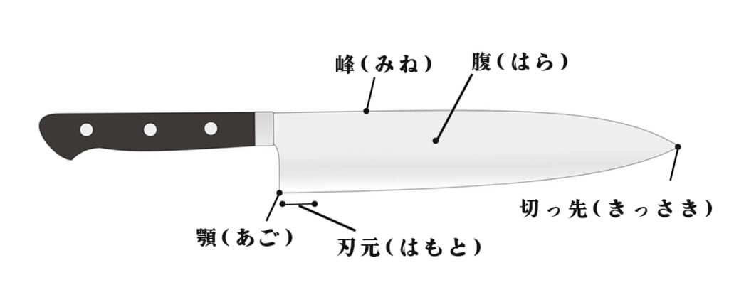 包丁の部位